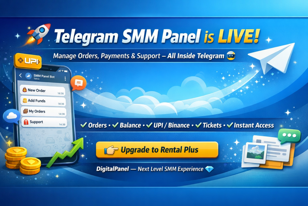 Custom Telegram SMM Panel Development (Full Automation System)
