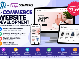 WordPress + WooCommerce E-Commerce Website Development